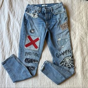 GRLFND Karolina Hi-Rise Straight Leg Jeans